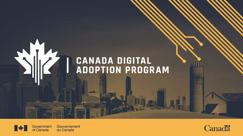 Everything About Canada Digital Adoption Grant upto15000$ 9 Canadian Digital Adoption Grant banner image from their website