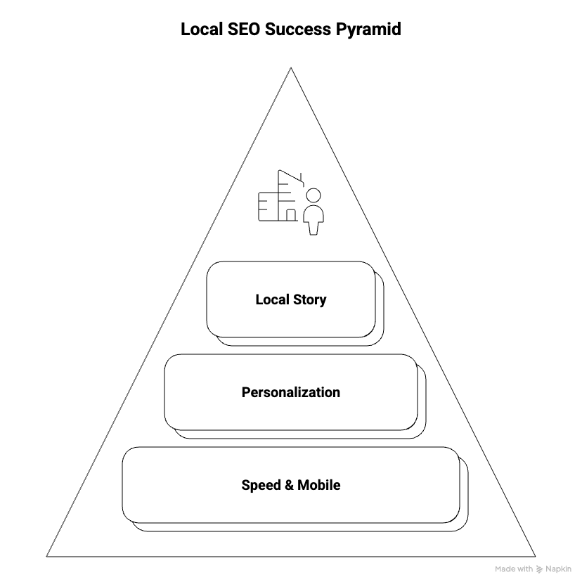 Overview of 2026 local SEO strategy including Google Business Profile optimization and community backlinking.