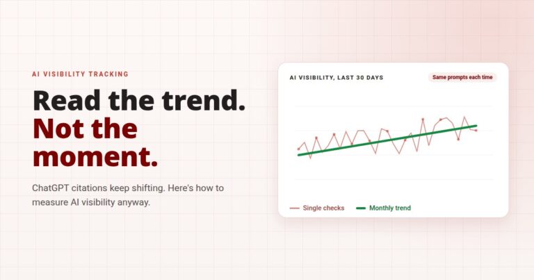 ChatGPT citations keep shifting: how to measure AI visibility anyway